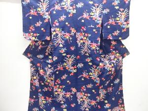 花鳥模様小紋着物